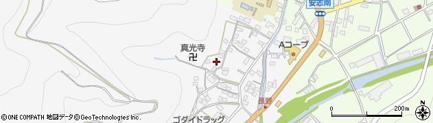 兵庫県姫路市安富町長野周辺の地図