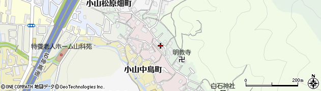 京都府京都市山科区小山小川町25周辺の地図