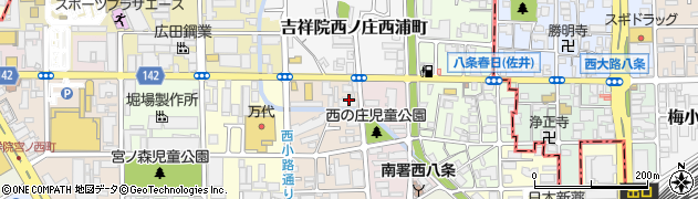 京都府京都市南区吉祥院西ノ庄西中町7周辺の地図