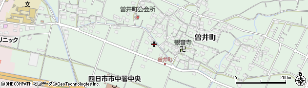 三重県四日市市曽井町403周辺の地図