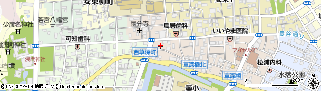 青木米店周辺の地図