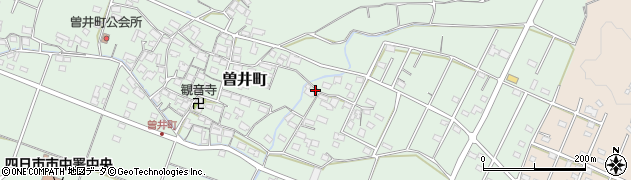 三重県四日市市曽井町302周辺の地図