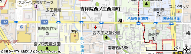 京都府京都市南区吉祥院西ノ庄西中町6周辺の地図