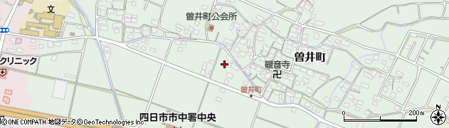 三重県四日市市曽井町410-3周辺の地図