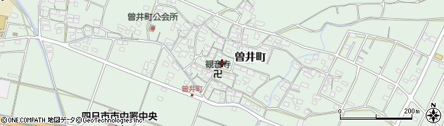 三重県四日市市曽井町840-2周辺の地図