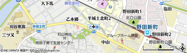 愛知県刈谷市半城土北町3丁目周辺の地図