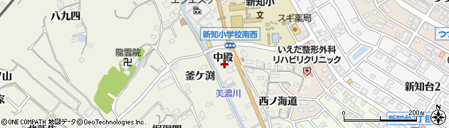 愛知県知多市新知中殿29周辺の地図