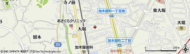 愛知県東海市加木屋町大堀94周辺の地図