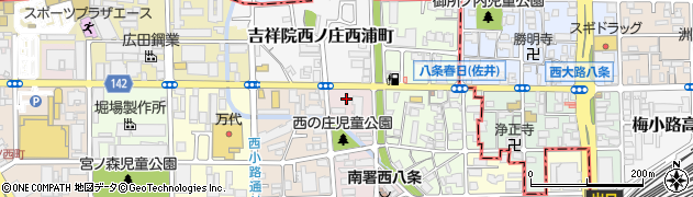京都府京都市南区吉祥院西ノ庄淵ノ西町周辺の地図