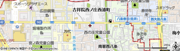 京都府京都市南区吉祥院西ノ庄西中町9周辺の地図