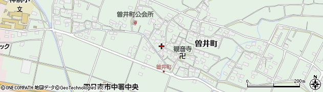 三重県四日市市曽井町820周辺の地図