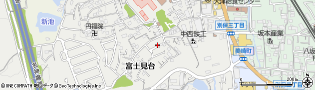 滋賀県大津市富士見台27周辺の地図