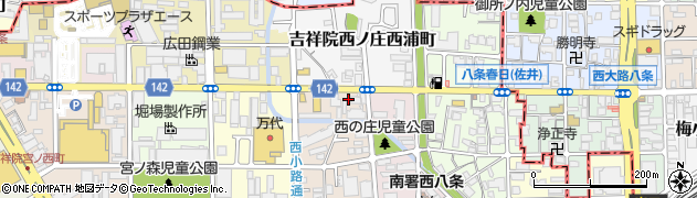 京都府京都市南区吉祥院西ノ庄西中町8周辺の地図