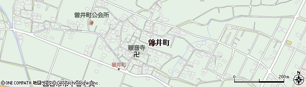 三重県四日市市曽井町856周辺の地図
