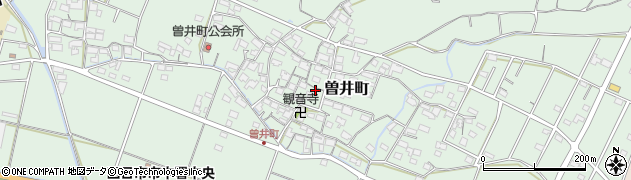 三重県四日市市曽井町843-2周辺の地図