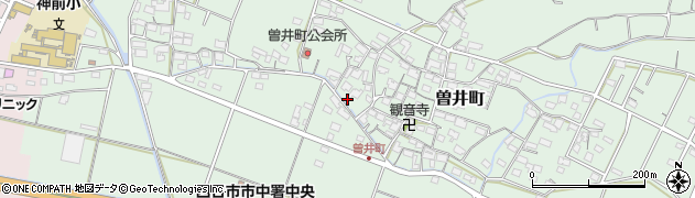 三重県四日市市曽井町819周辺の地図