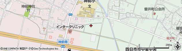三重県四日市市曽井町443周辺の地図