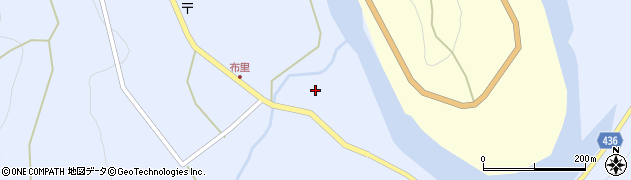 愛知県新城市布里（道下）周辺の地図