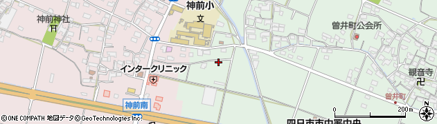 三重県四日市市曽井町445周辺の地図