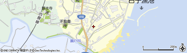 千葉県南房総市千倉町白子1551周辺の地図