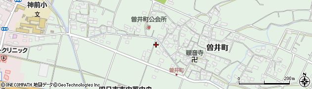 三重県四日市市曽井町411周辺の地図