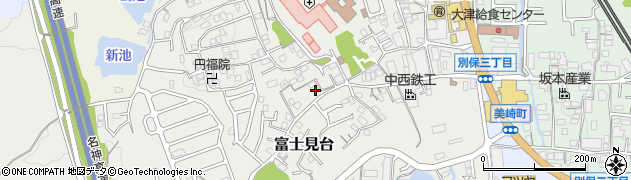 滋賀県大津市富士見台26周辺の地図