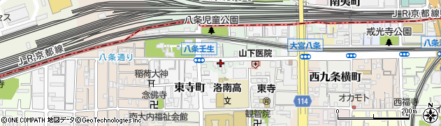 京都府京都市南区八条町437周辺の地図