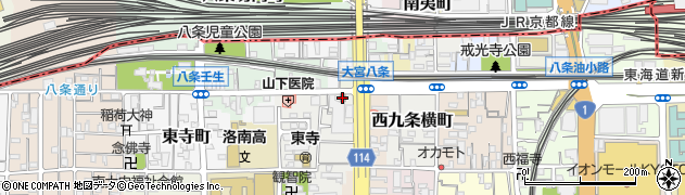 京都八条郵便局 ＡＴＭ周辺の地図