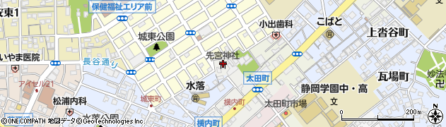 静岡県静岡市葵区横内町111周辺の地図
