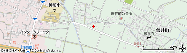 三重県四日市市曽井町429周辺の地図