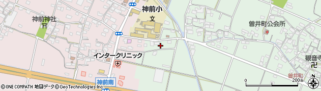 三重県四日市市曽井町487周辺の地図