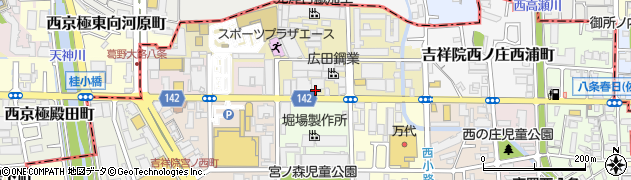 京都府京都市南区吉祥院向田東町周辺の地図