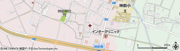 三重県四日市市高角町457周辺の地図