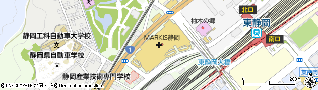 うまげな マークイズ静岡店周辺の地図