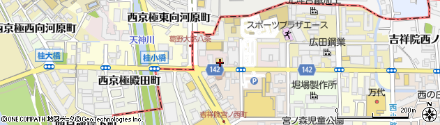 京都府京都市南区吉祥院向田西町周辺の地図