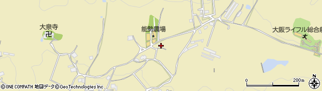 大阪府豊能郡能勢町山辺169周辺の地図