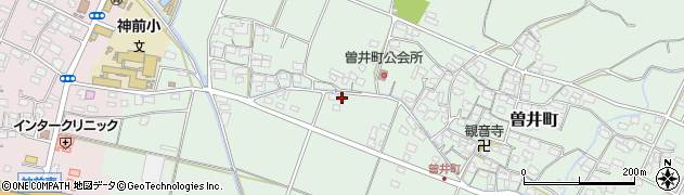 三重県四日市市曽井町416周辺の地図