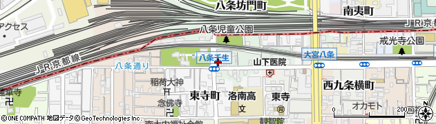 京都府京都市南区八条町510周辺の地図