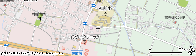 三重県四日市市高角町351周辺の地図