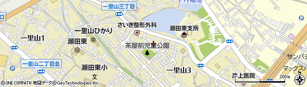 滋賀県大津市一里山3丁目周辺の地図