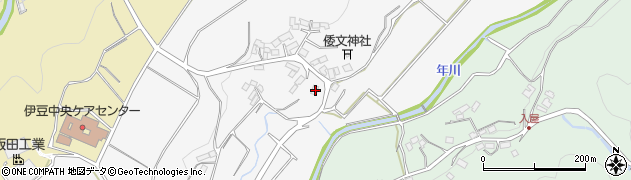 静岡県伊豆市年川654周辺の地図
