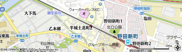愛知県刈谷市半城土北町周辺の地図