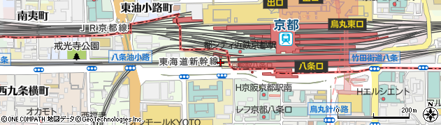 ハーベス京都店周辺の地図