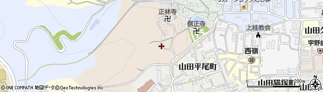 京都府京都市西京区山田箱塚町17周辺の地図