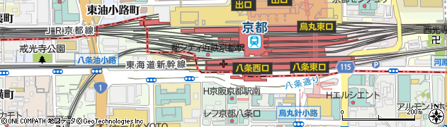 京の中華 ハマムラ みやこみち店周辺の地図