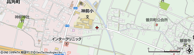 三重県四日市市曽井町489周辺の地図