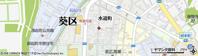 静岡県静岡市葵区水道町周辺の地図