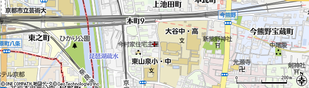 京都府京都市東山区本池田町528周辺の地図