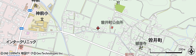 三重県四日市市曽井町734周辺の地図