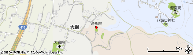 舎那院周辺の地図